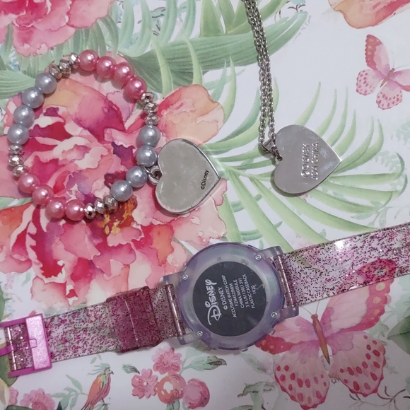 Disney Frozen light up watch with necklace and bracelet. - Picture 9 of 9